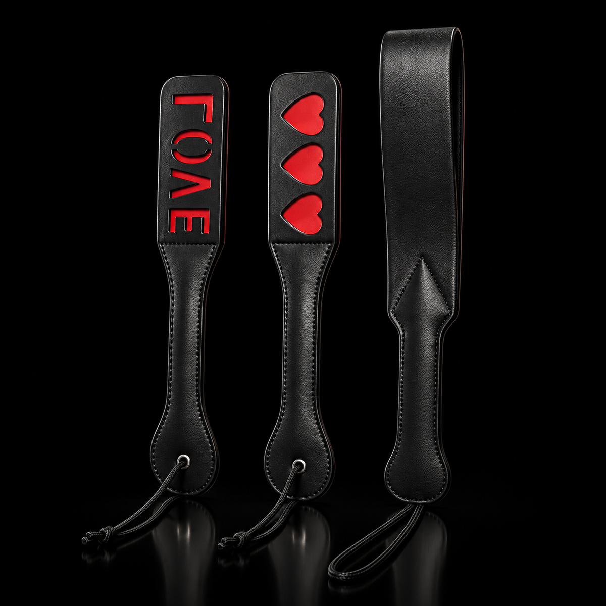 Gothic Double-Layer Love Paddle